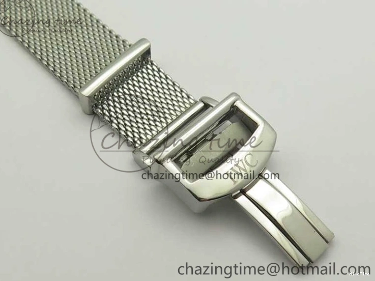 MIROTIME 0520 Portofino Automatic SS MKF 1:1 Best Edition White Dial On SS Mesh Bracelet A2892 V TechFriendly 7205